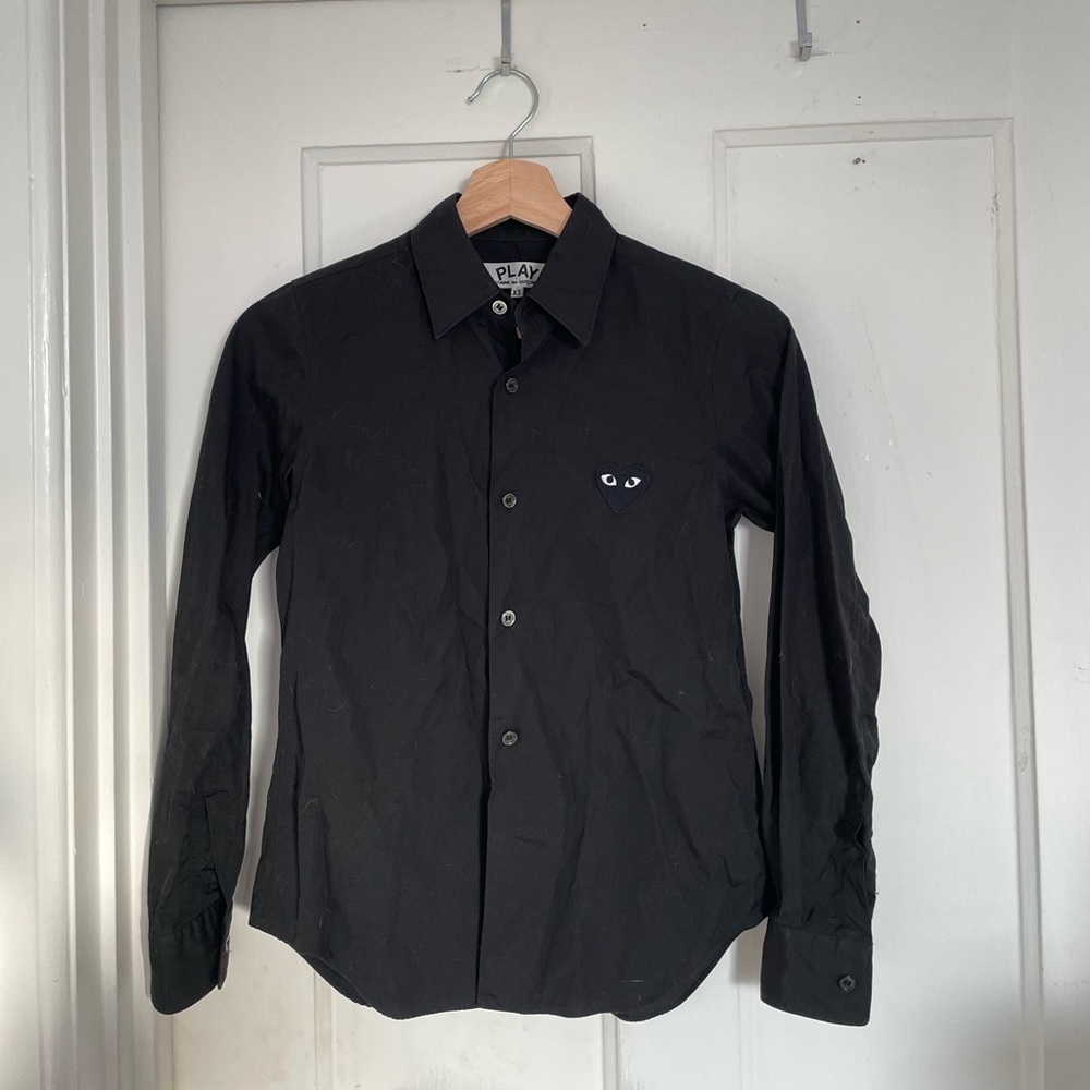 Black Button-Up Shirt🖤